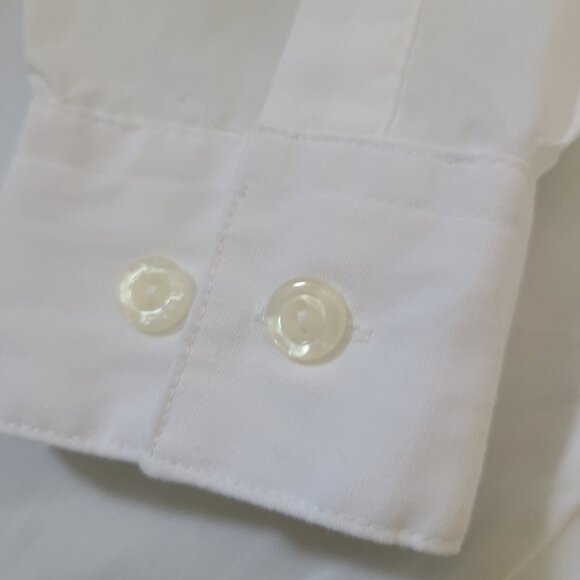 Vintage 90s Tabi International Button Down Shirt - Pink Rose Bouquet Embroidery - Picture 5 of 6